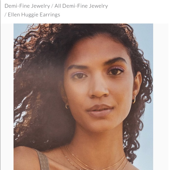 Kendra Scott Ellen Huggie 18k Gold Vermeil Earrings - Picture 5 of 6